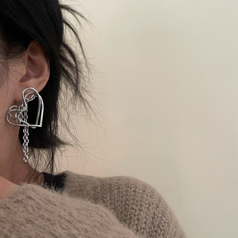 蝶結びデザインS925ポストピアス (T)