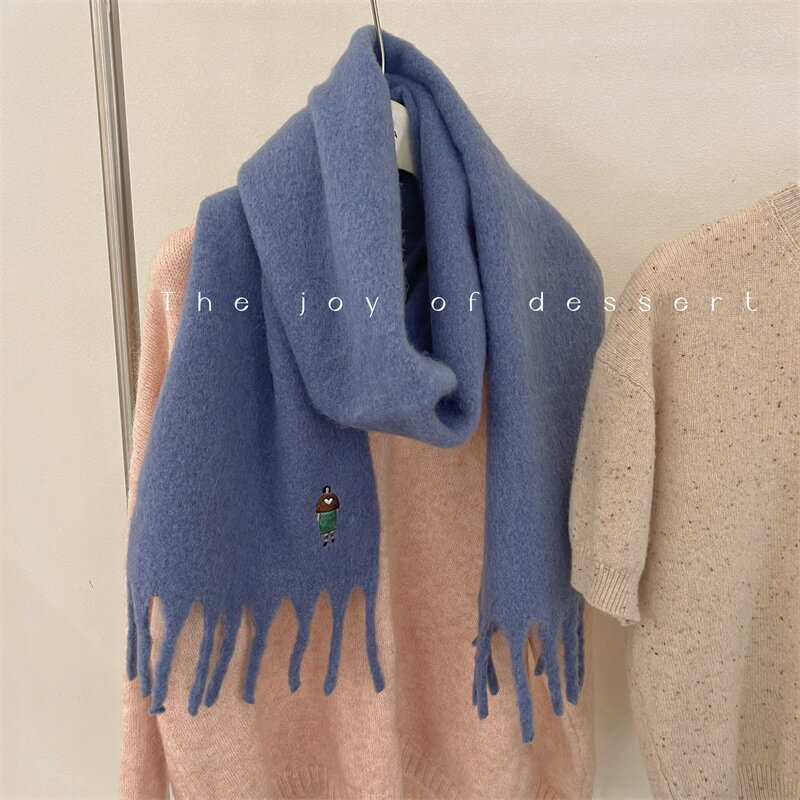 刺繍マフラー・ストール (T)