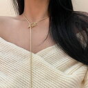 結び目デザインネックレス (T)(4)