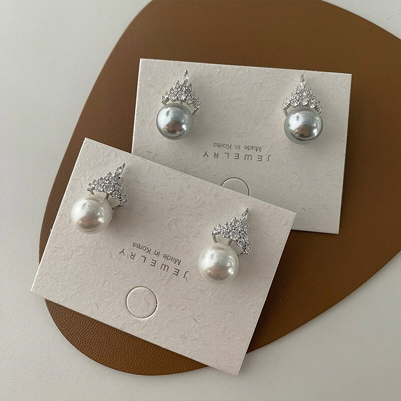 パールデザインピアス (T)