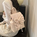 リボン付きかわいいリュック (T)(4)