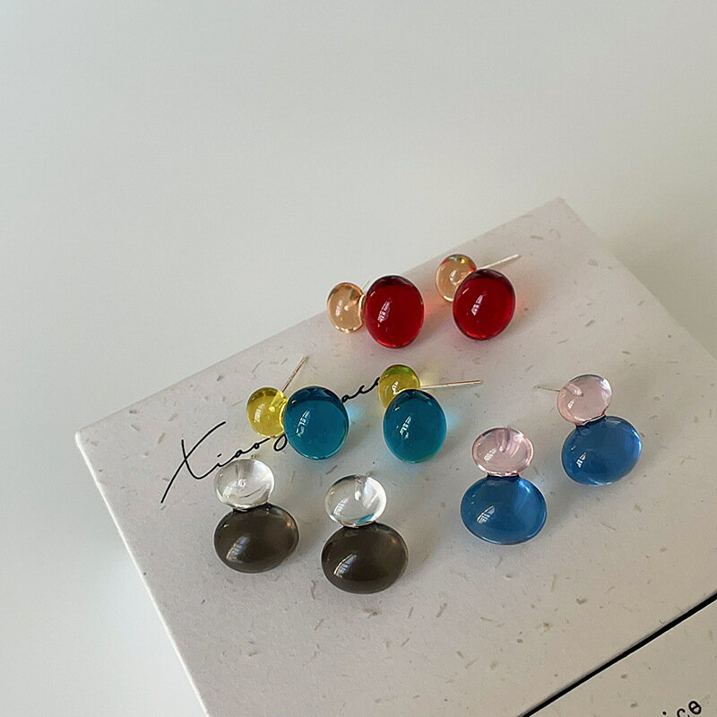 レディースピアス　韓国ファッションデザイン (T)