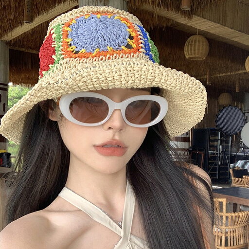 麦わら帽子 UVカット 春夏 レディース 韓国ファッション オシャレ ストロー (T) 麦わら帽子 UVカット 春夏 レディース 韓国ファッション オシャレ ストロー (T)