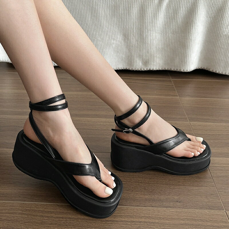 厚底トングサンダル (T)