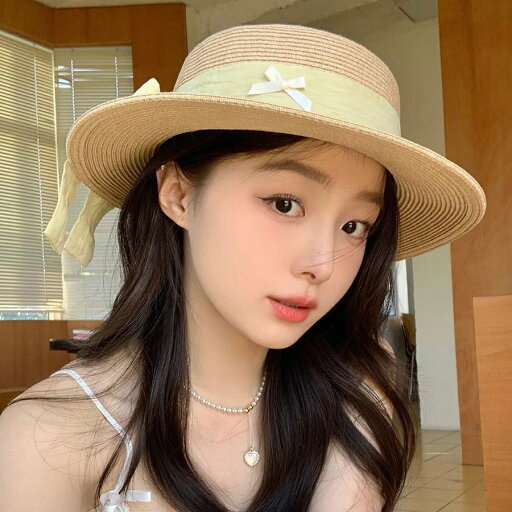 麦わら帽子 UVカット 春夏 レディース 韓国ファッション オシャレ ストロー リボン (T) 麦わら帽子 UVカット 春夏 レディース 韓国ファッション オシャレ ストロー リボン (T)