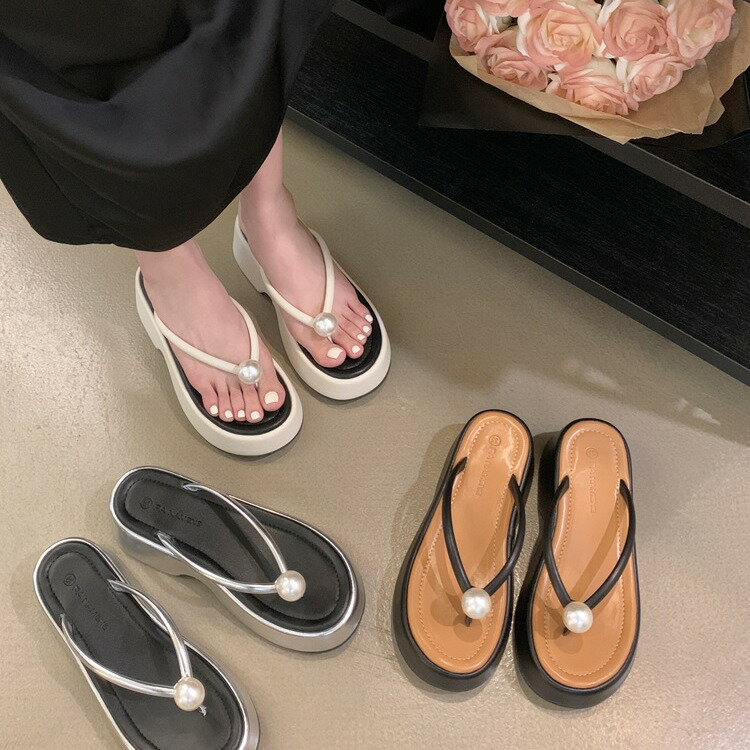 厚底サンダル　スリッパ (T)