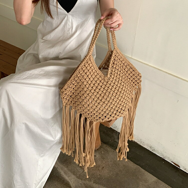 フリンジトートバッグ (T)