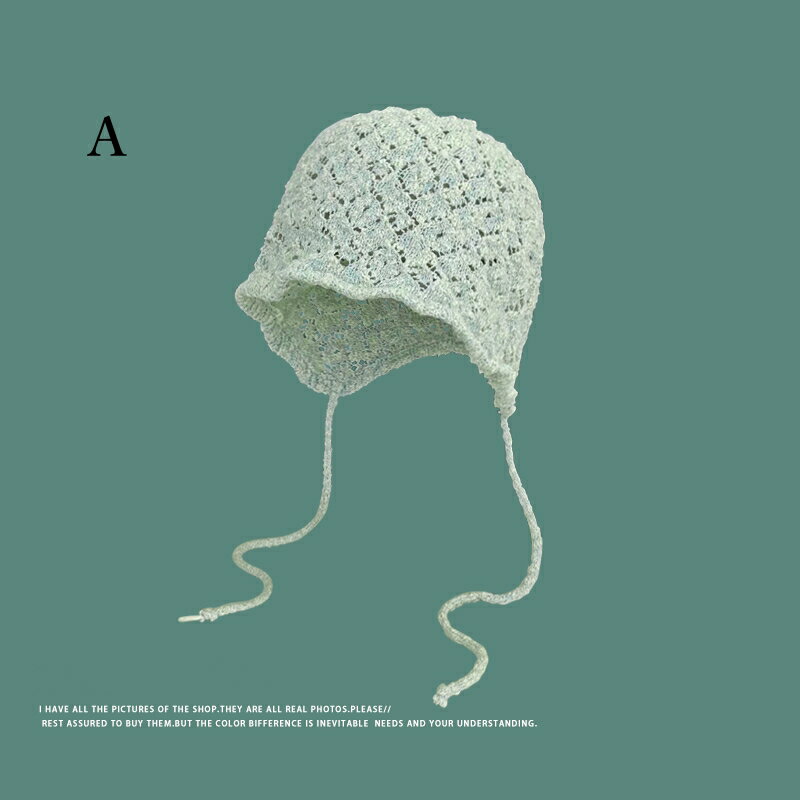 リボンデザインニット帽子 (T)