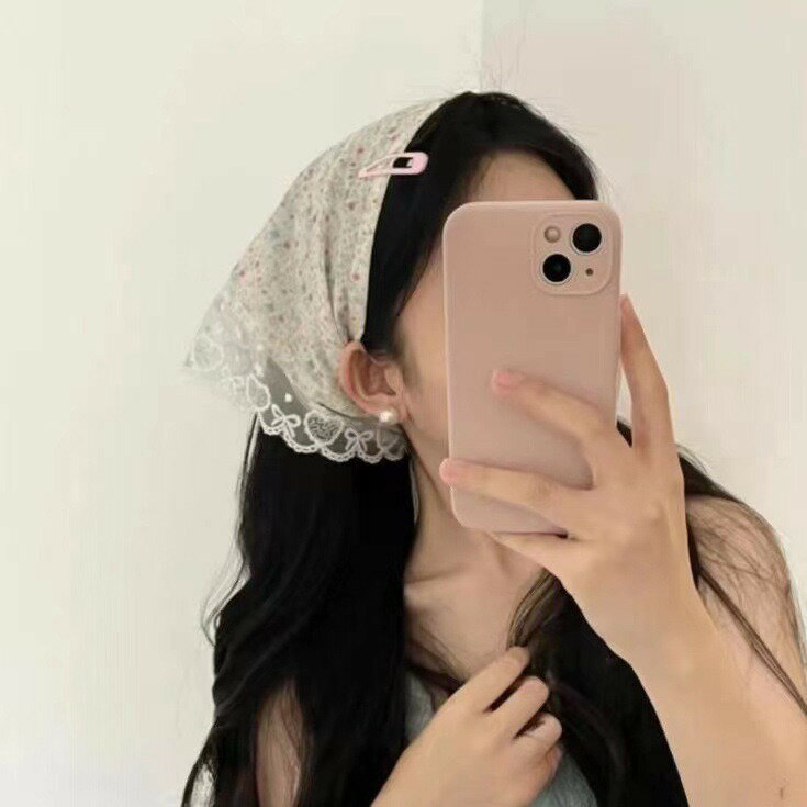 三角スカーフ ヘアバンド (T)