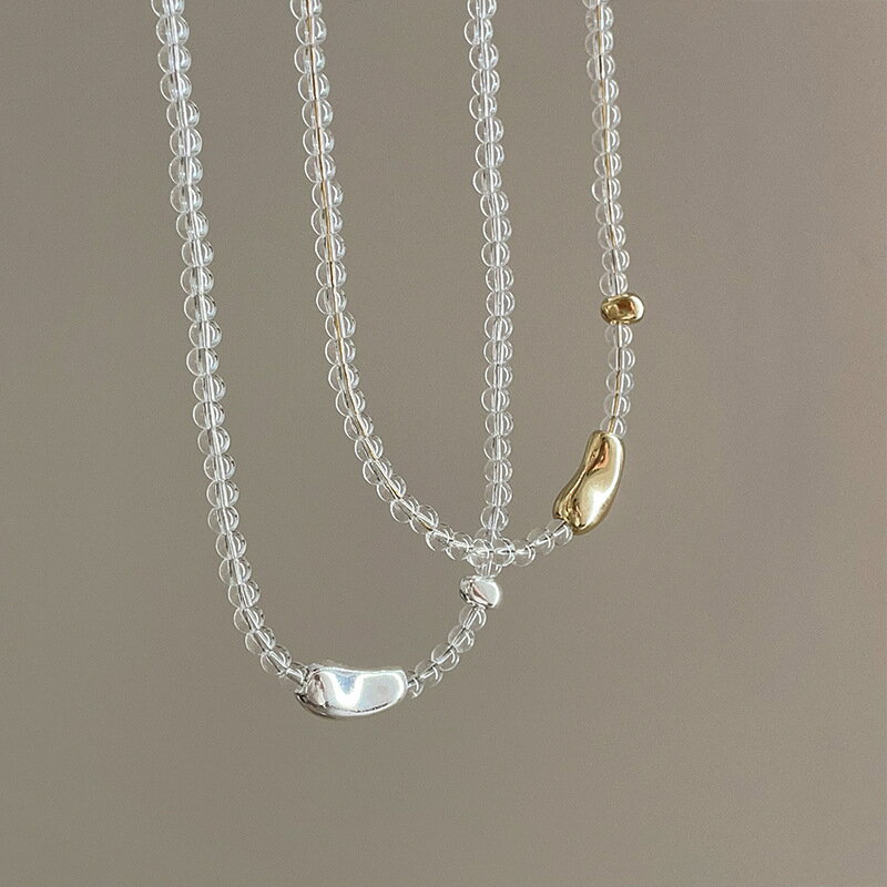 レディース　クリアデザインネックレス (T)(4.0)