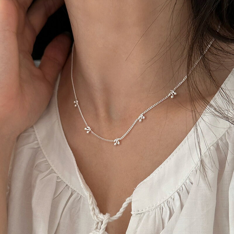 さくらんぼデザインネックレス (T)