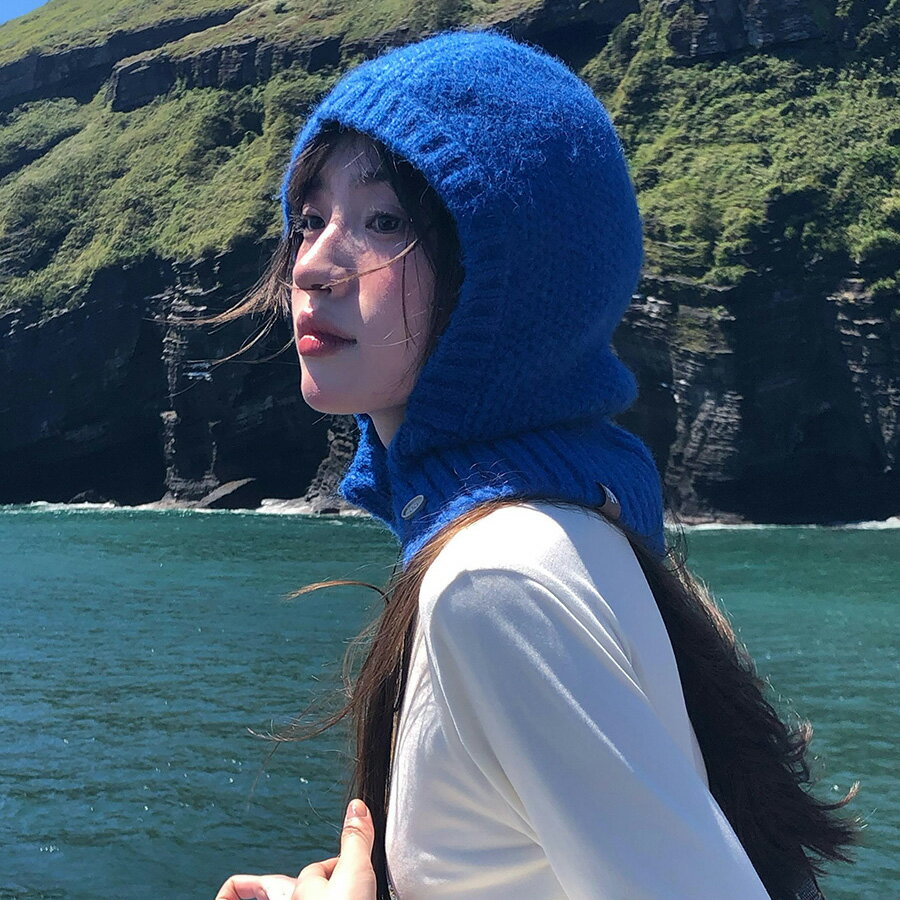 ニットキャップ　バラクラバ　レディース (T)