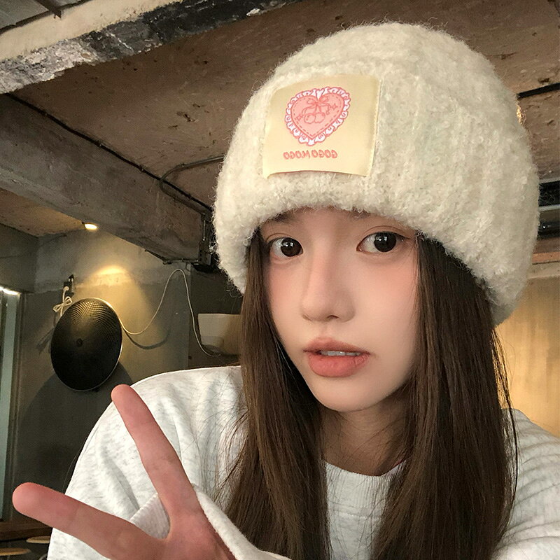ニットキャップ レディース 韓国ファッション 秋冬 (T)(4.0)