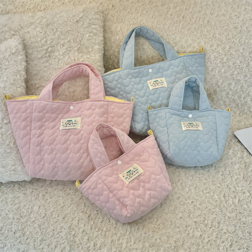 ハートキルティングトートバッグ