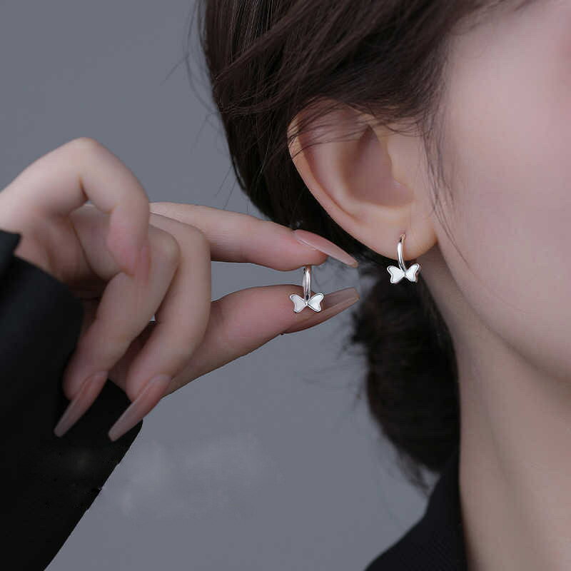 Rakuten - リボンデザインピアス (T)