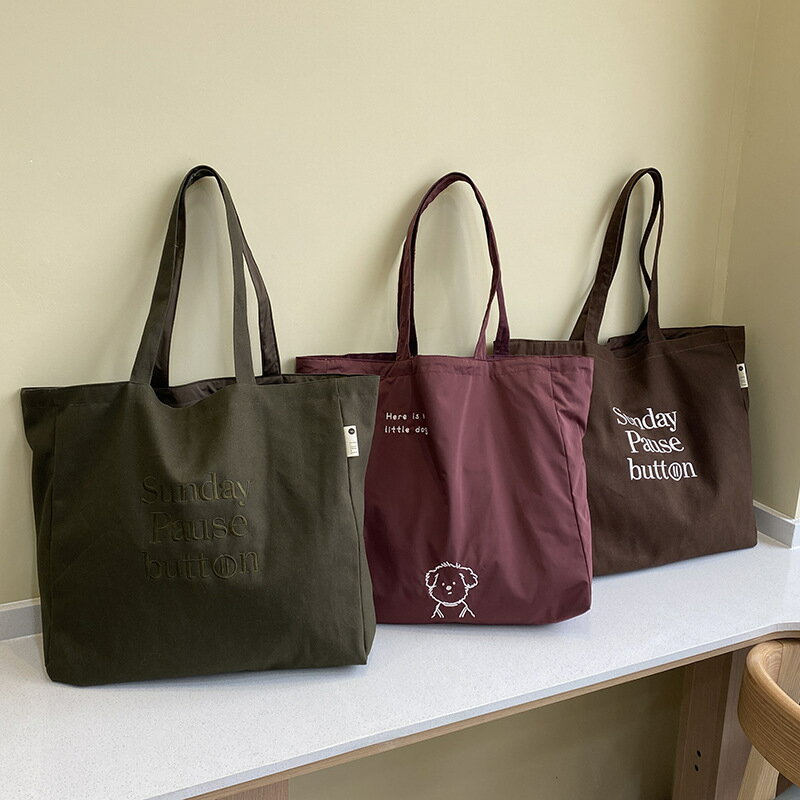 トートバッグ ズックバッグ キャンバス デザイン (T)