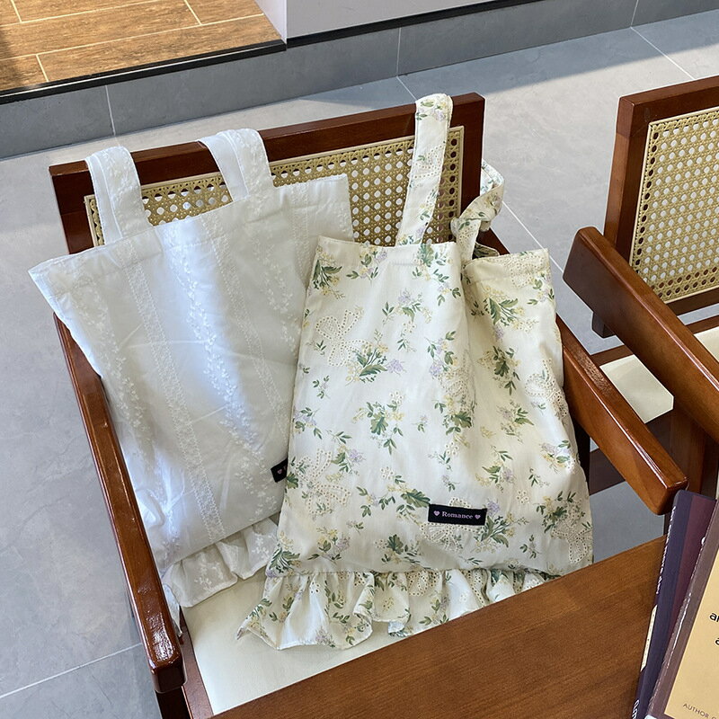 トートバッグ デザイン 韓国ファッション 大容量 花柄 (T)
