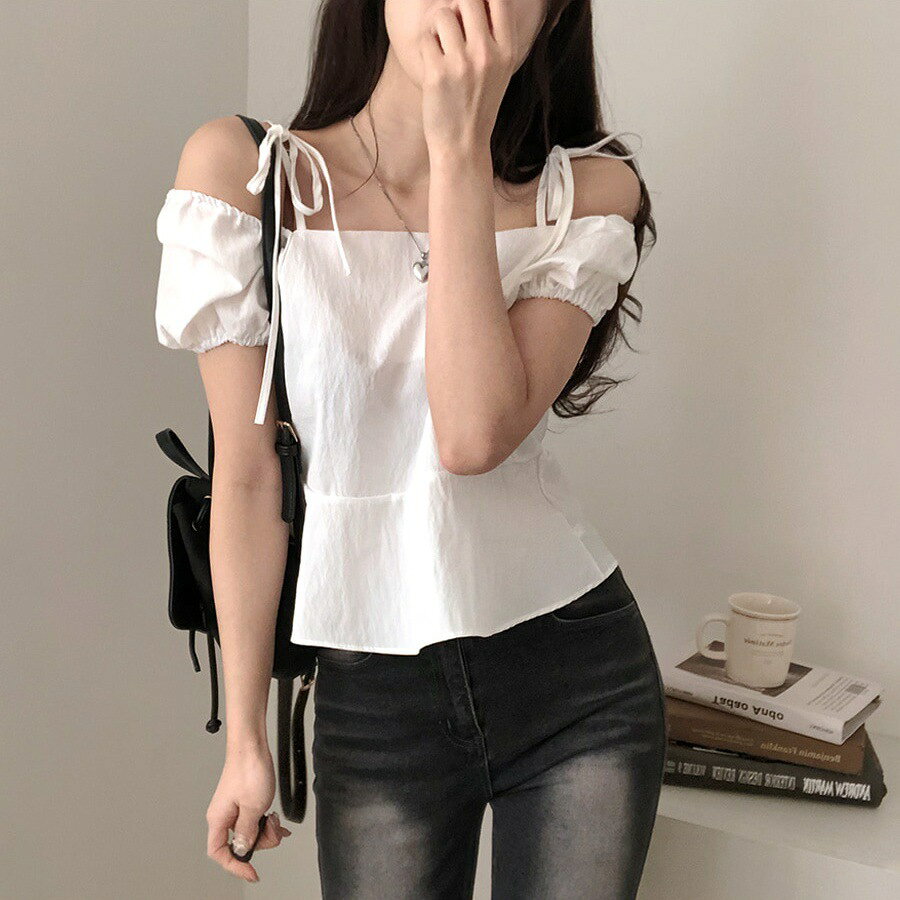 乐天商城 - Tシャツ レディース INS 韓国ファッション リボン (T)