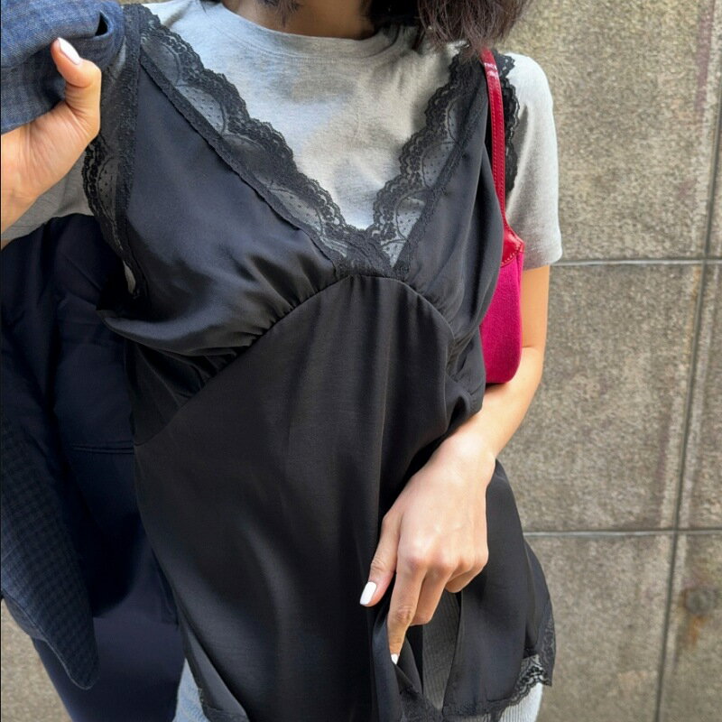 キャミソール ビスチェ レディース INS 韓国ファッション (T)