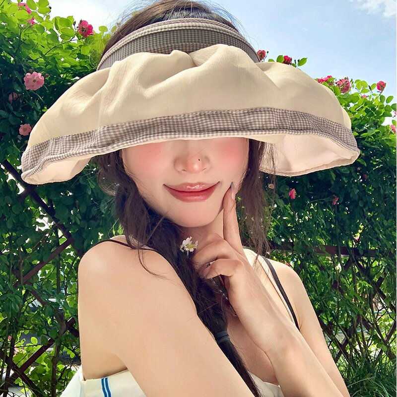 サンバイザー レディース 韓国ファッション 春夏 (T)