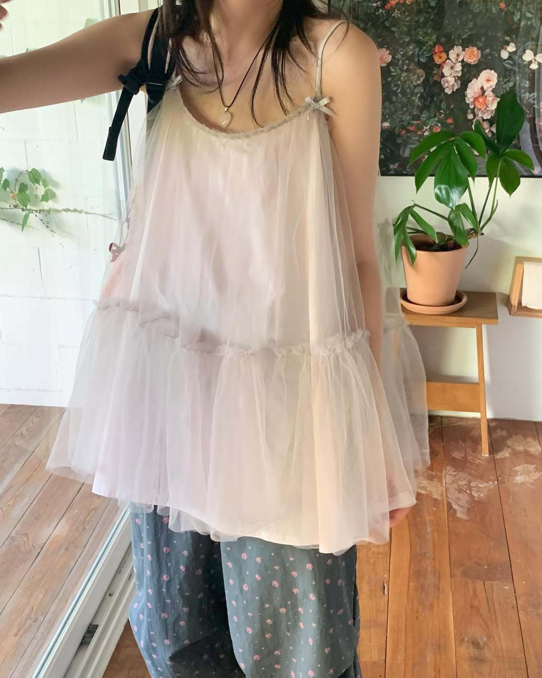 キャミソール ビスチェ チュール レディース (T)