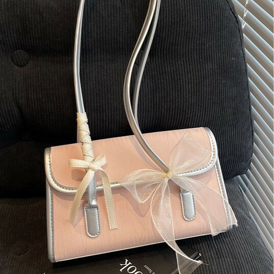 Bags, School Rucksacks - リボン付きショルダーバッグ (T)