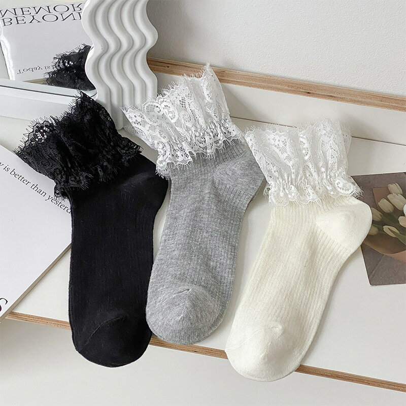 レディースデザイン靴下 (T)