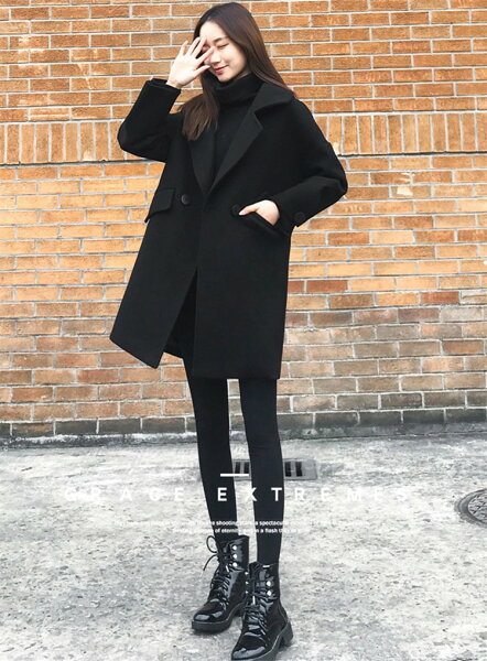 韓国ファッションレデイースダスターコート女性らしいトレンチコートスレンダーライン(T)
