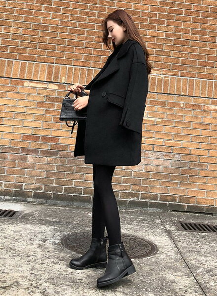 韓国ファッションレデイースダスターコート女性らしいトレンチコートスレンダーライン(T)