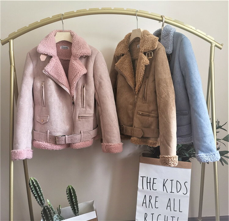 AW品質自信あり 韓国ファッション レディース シンプル ゆったり 暖かいジャケット[K](T)