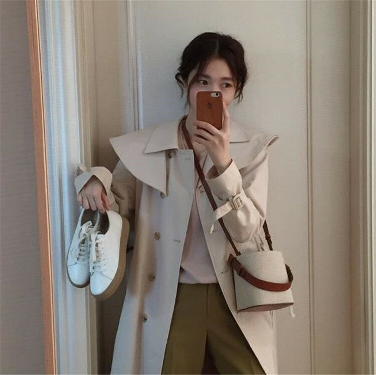 韓国ファッション ストロー バケットバッグ シーサイド ビーチ ウィーブ[K](T)