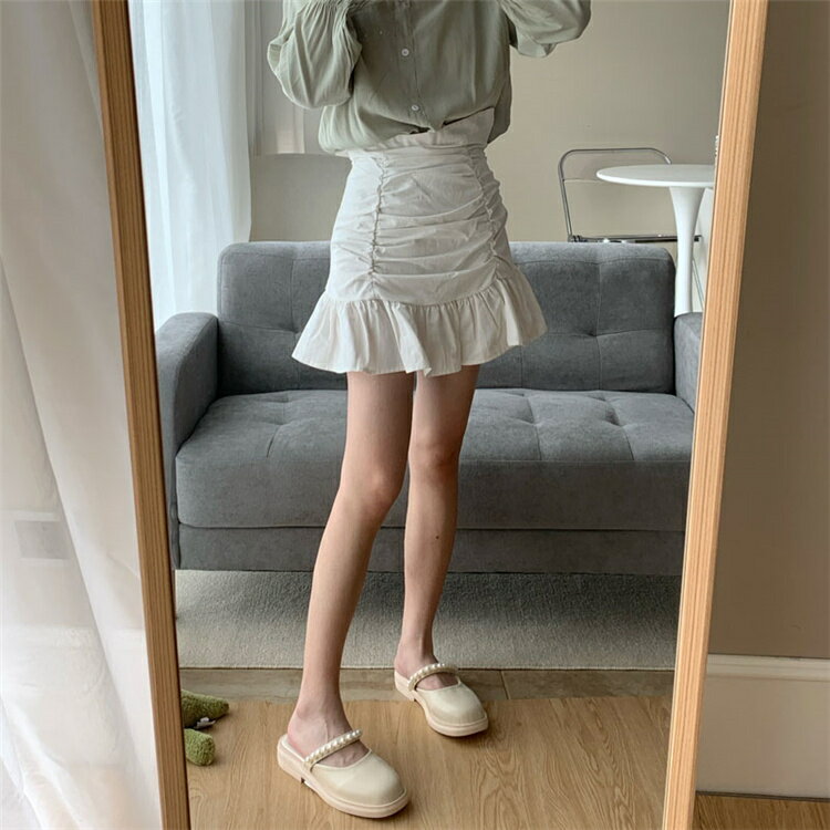 高級品韓国ファッション 可愛い系 フラット サンダル ハーフドラッグ サマー[K] T 