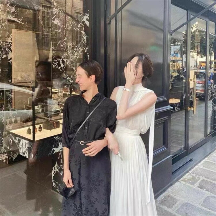 ラインを美しく演出 韓国ファッション キャミワンピ お出かけ 個性 袖なし ジェントルスタイル[K](T)