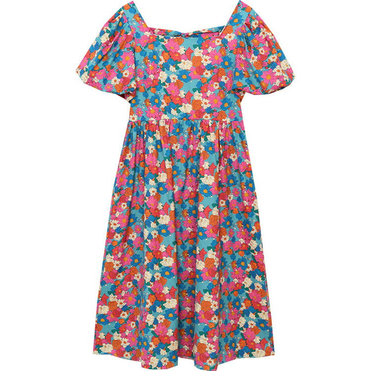 大人のキレイをお約束通勤 可愛い系 ワンピース ハイウエスト Aラインスカート[K](T)