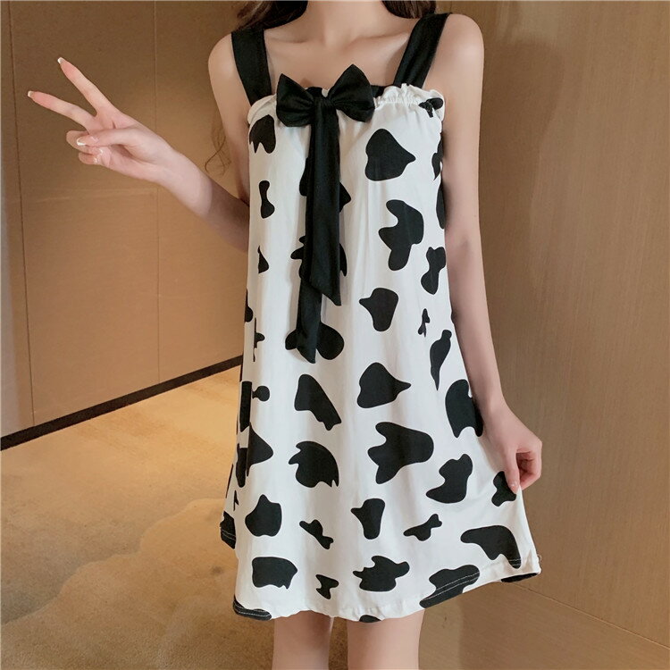 ネグリジェ パジャマ 薄手 ルームウェア 漫画 可愛い系 可愛い[K](T)