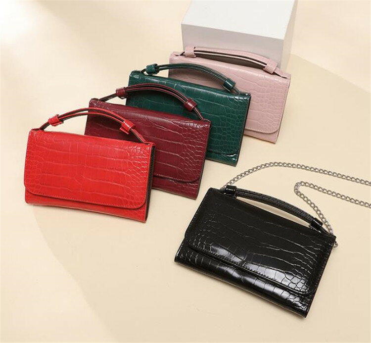 ファッションのキャンペーン 通勤 レザー クラッチバッグ クロコダイル柄 個性 シンプル[K](T)
