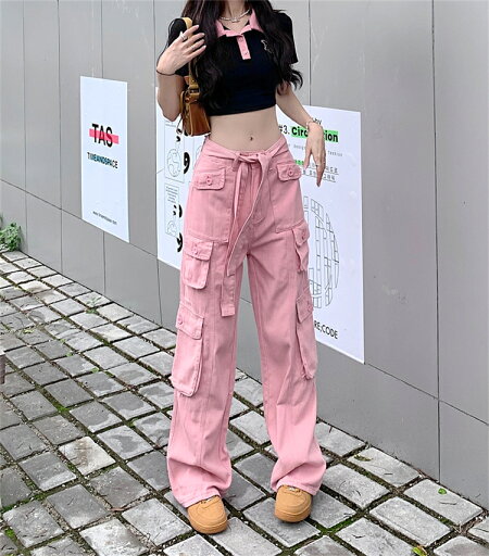 ハイウエスト ワイドパンツ デニム (T) ハイウエスト ワイドパンツ デニム (T)