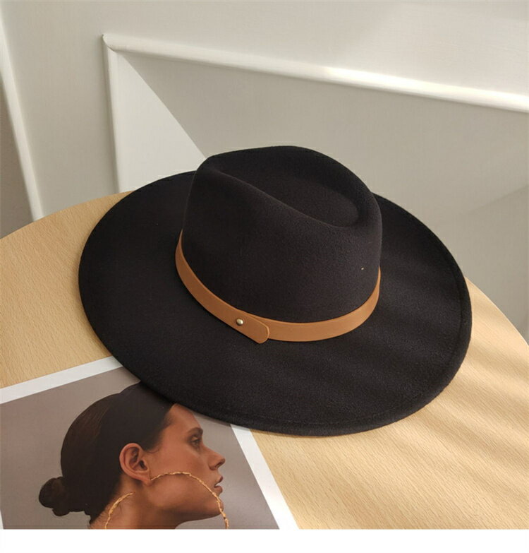 つば付きシルクハット (T)