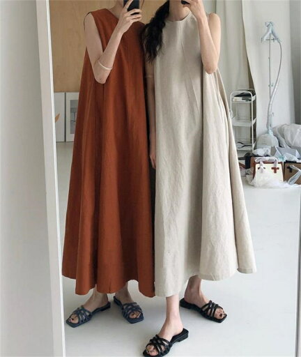 韓国ファッション ロングスカート ジャンパースカート (T) 韓国ファッション ロングスカート ジャンパースカート (T)