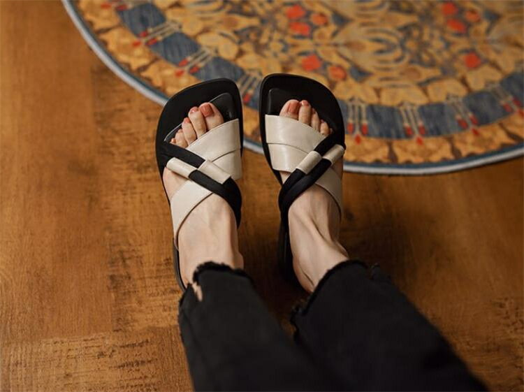 ソフトスキン 大きいサイズ クロスベルト フラットクール 一字[K](T)