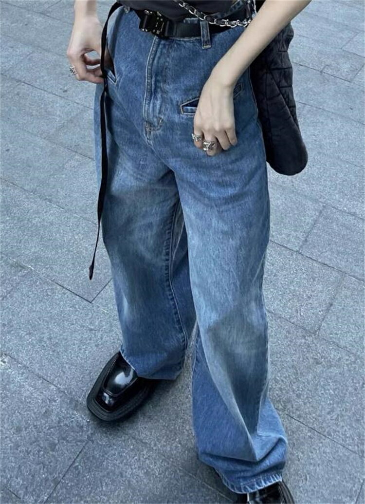 ロングパンツ スラックス ハイウエストジーンズ (T) ロングパンツ スラックス ハイウエストジーンズ (T)