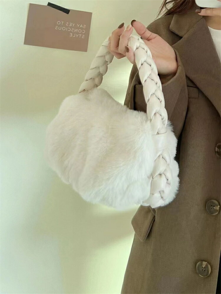 麻花三つ編み 脇の下バッグ (T)