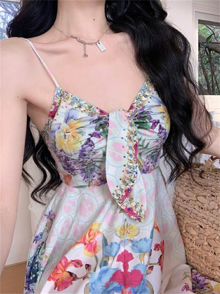 パーティードレス ロングワンピース ミモレ丈 レース シースルー 海辺の 休日の 赤と 白の チェック 柄 レースの 丈夫な チューブ トップ ドレス 女性用 春秋 2025年の新 ロング スカート