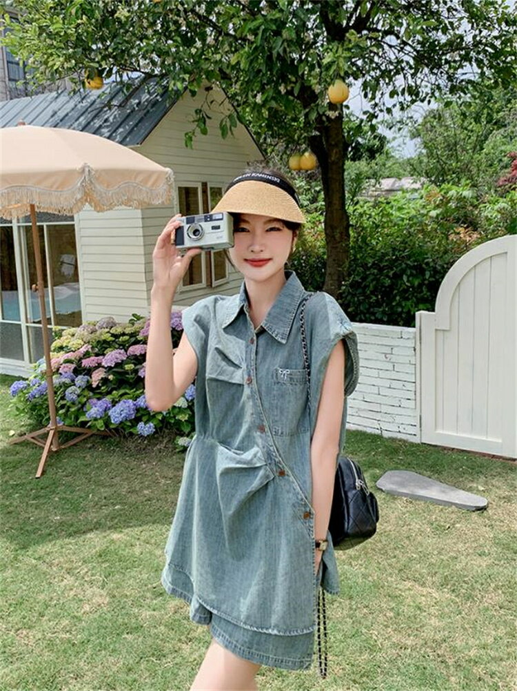サロペット オールインワン 韓国 レディース 夏 かわいい シフォン スリム 水玉 ハイウエスト ワイドレッグパンツ ベルト 薄手 涼しい 9分丈 黒