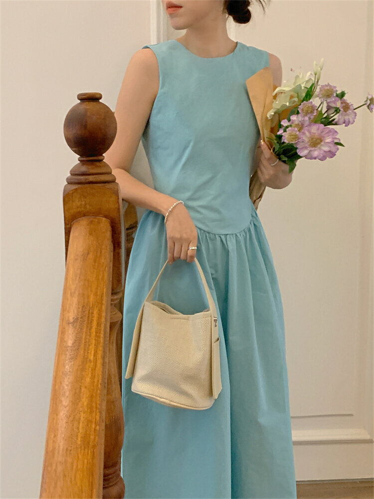 ロングスカート ジャンパースカート (T)
