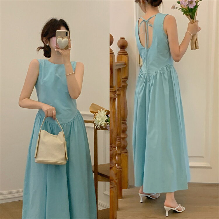 ロングスカート ジャンパースカート (T)