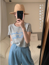 ニットトップス 上着 怠惰な風 スリム (T)