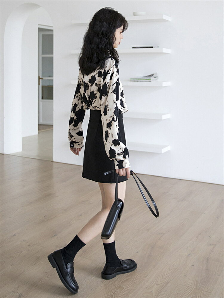 レトロブラウス 上着 ギャザリング (T)