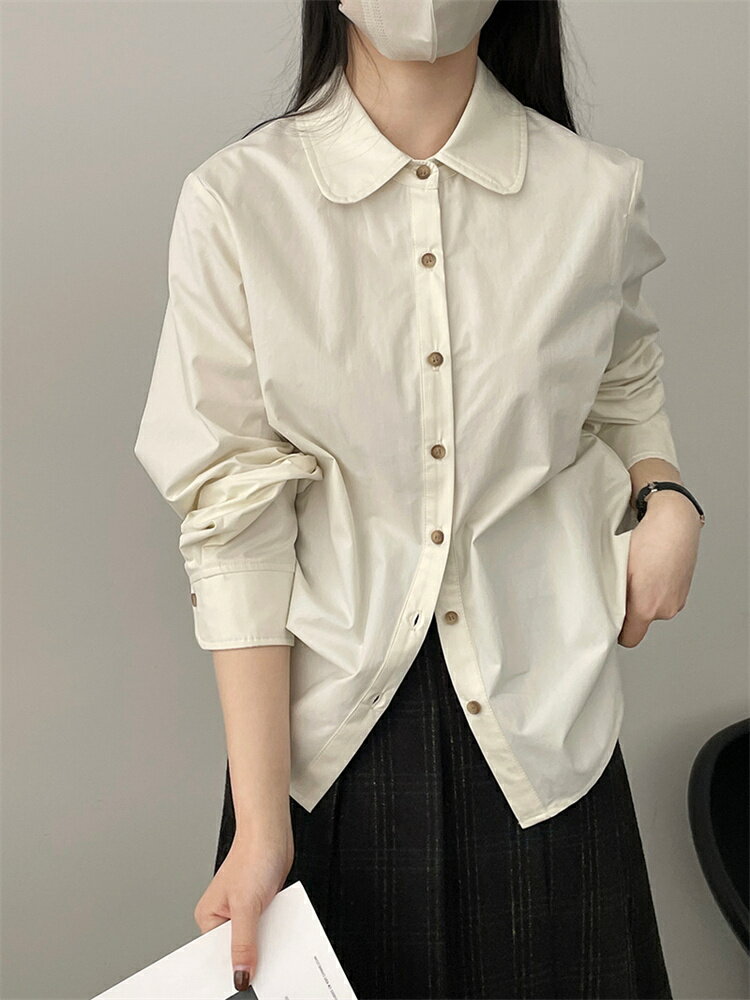 文芸人形の襟シャツ (T)(4)