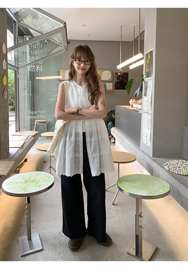 リボン付きフェミニンワンピース (T)